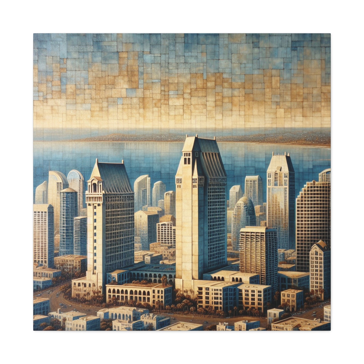 "Seaside Symphony: San Diego" - Canvas