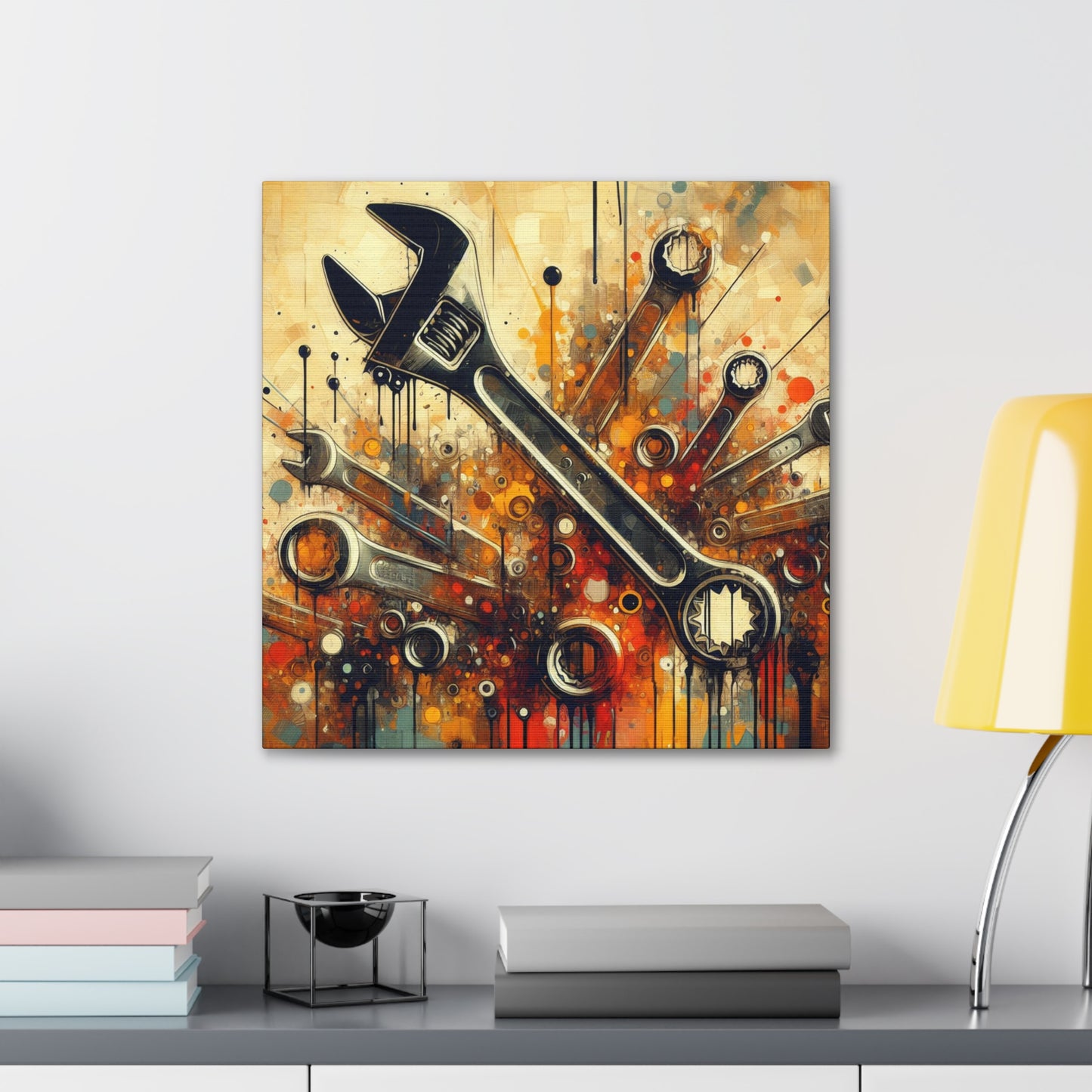 Forged Industrial Symphony - Canvas