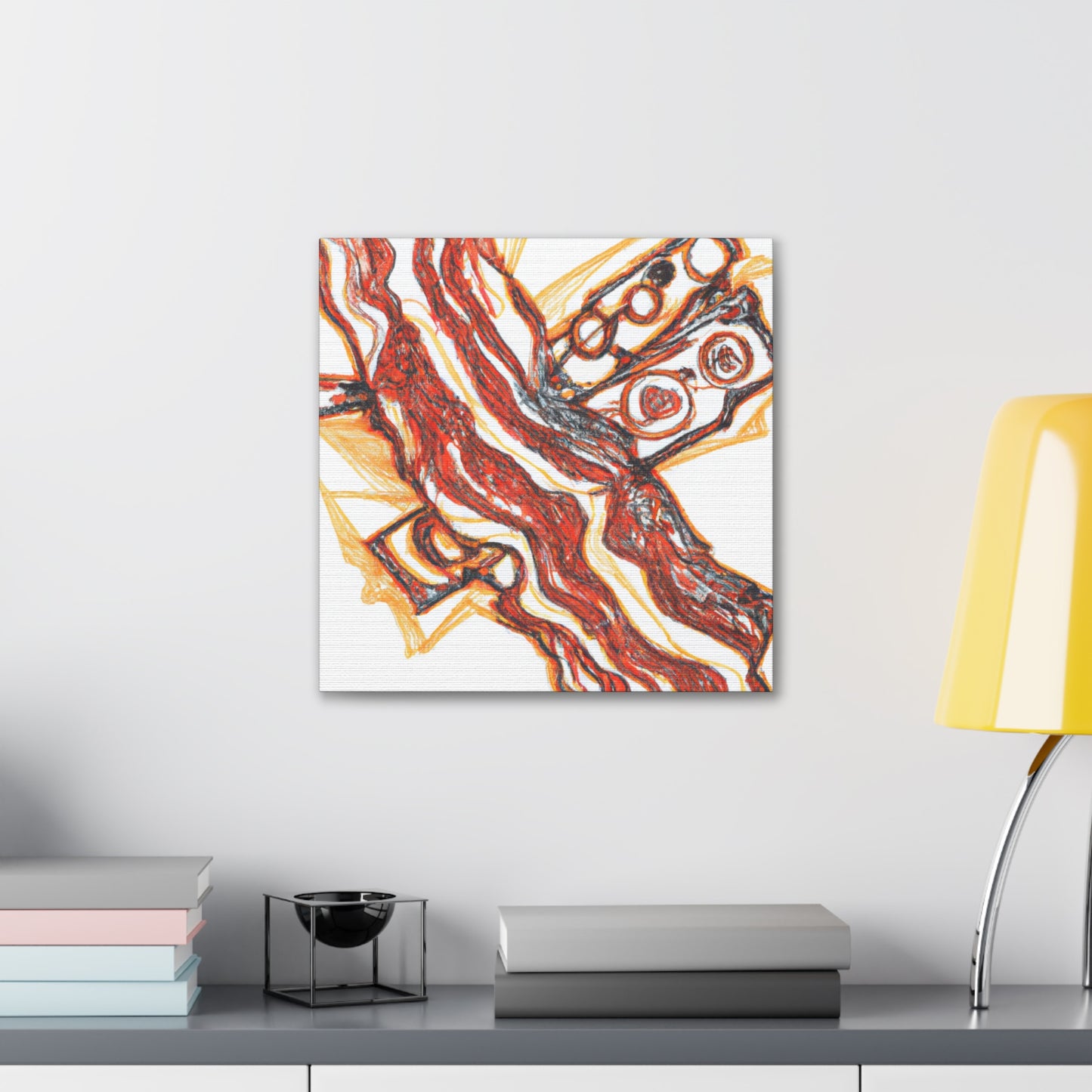 Bacon in a Cogwork - Canvas