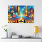 Euphoric Night Serenade - Canvas