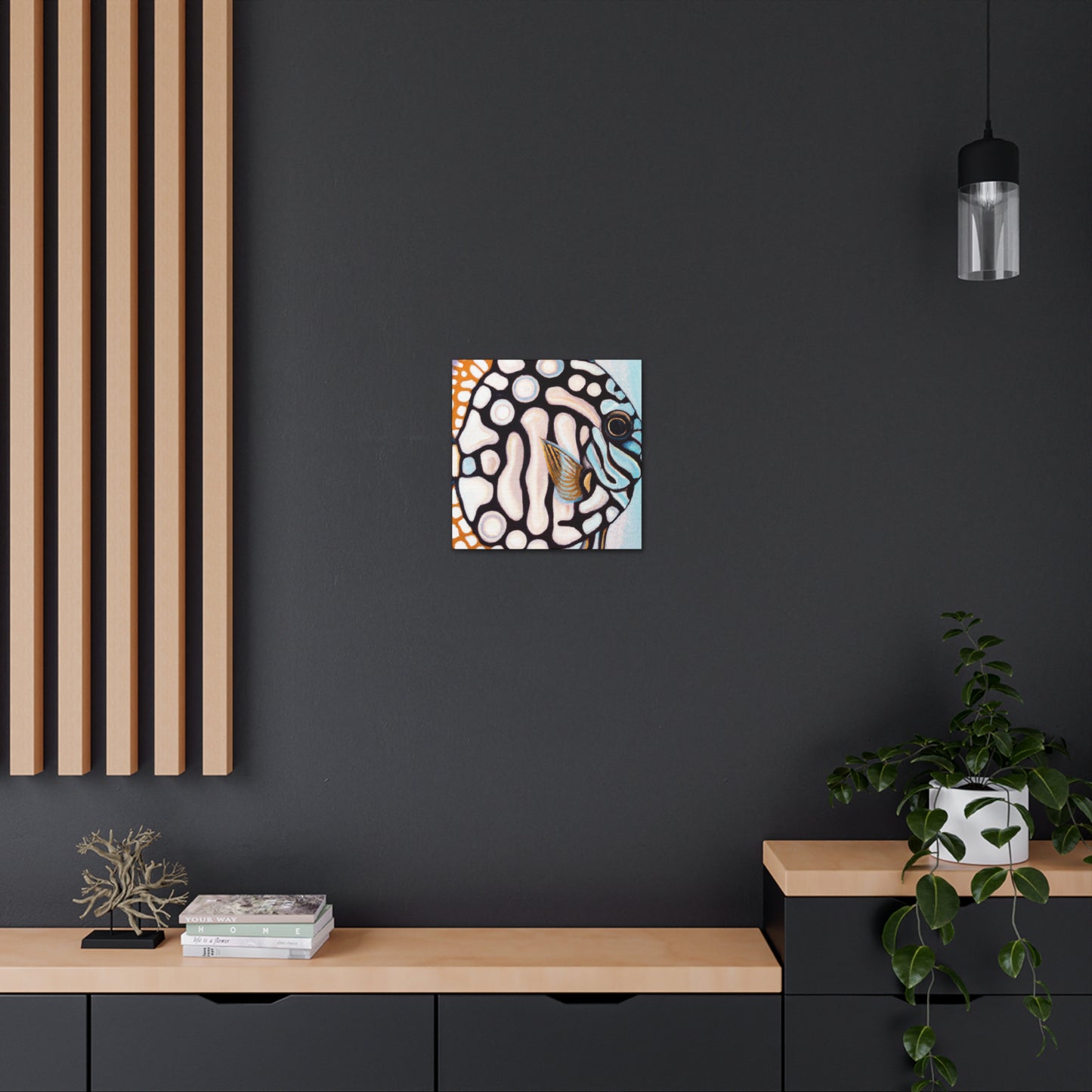 "Discus in Motion Deco" - Canvas