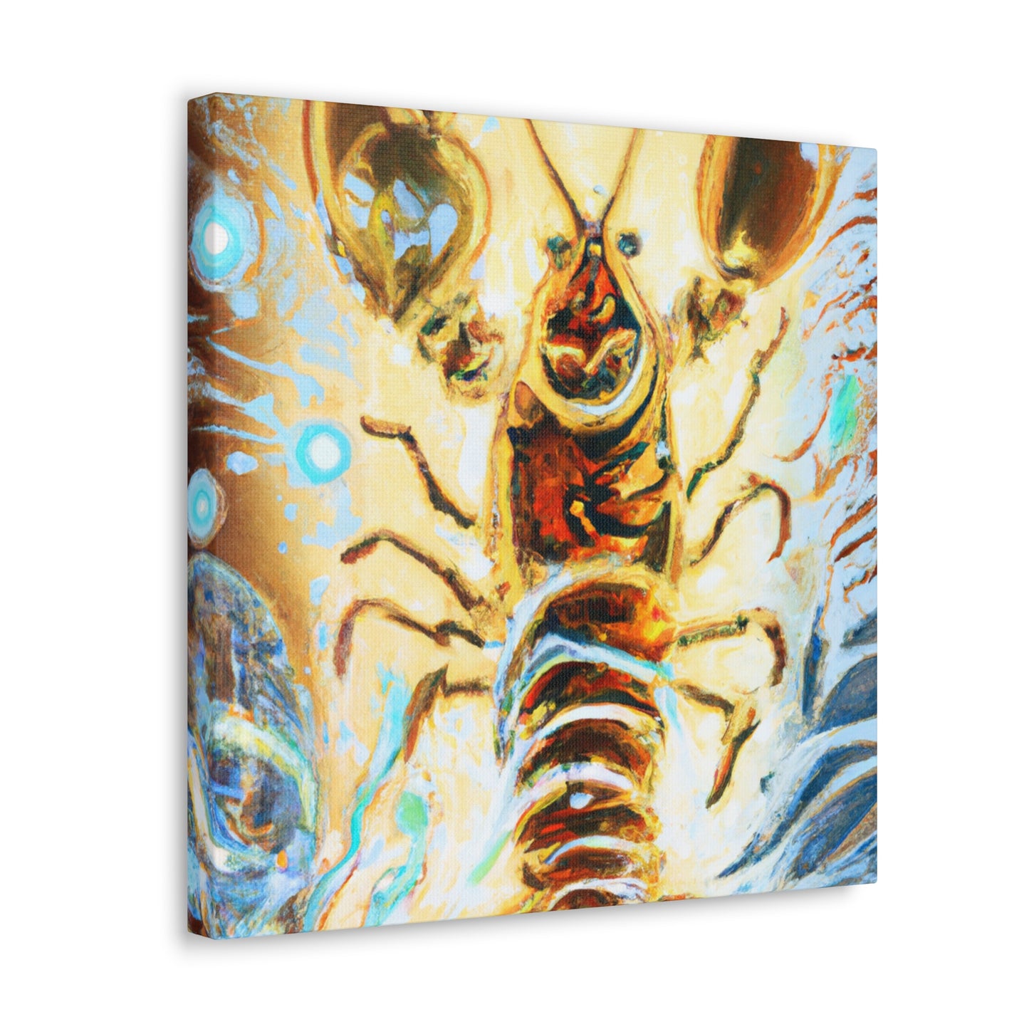 Lobster in Art Nouveau - Canvas