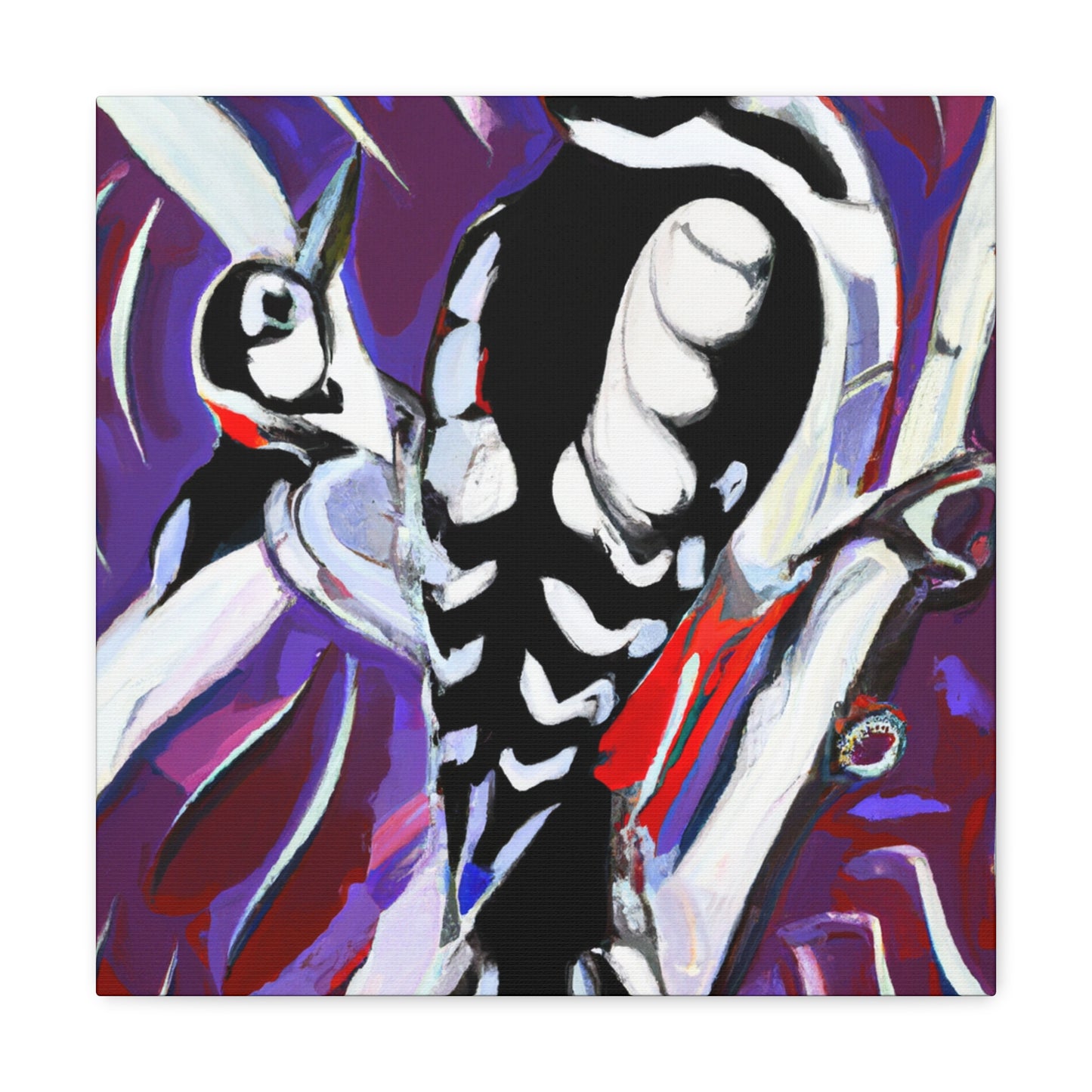 Downy Woodpecker Dreaming - Canvas