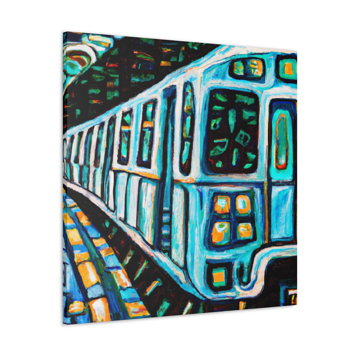 Subway Train Vizionary - Canvas