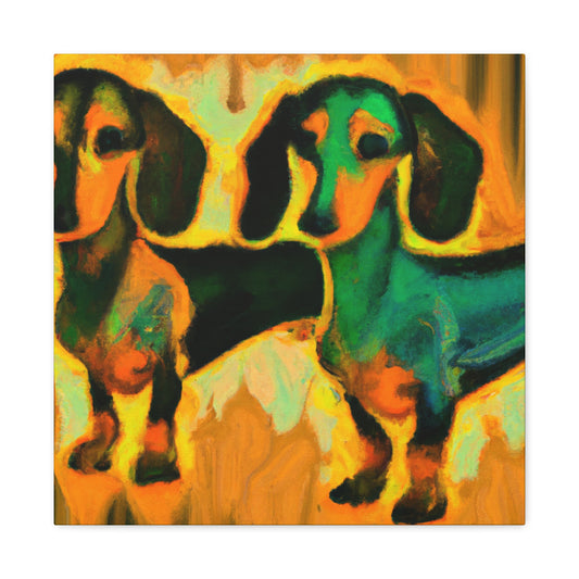 Dachshund on Canvas - Canvas