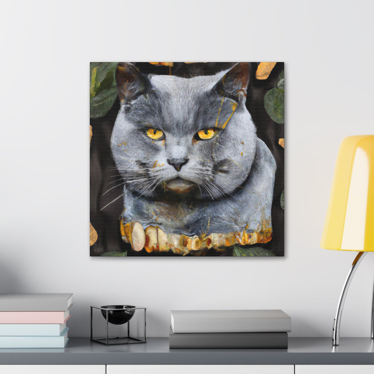 "Purrfect British Shorthair" - Canvas