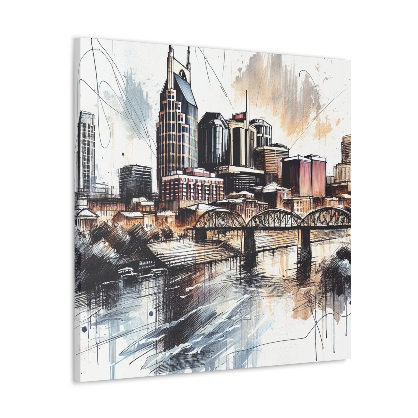 "Melodic Urban Rhapsody" - Canvas