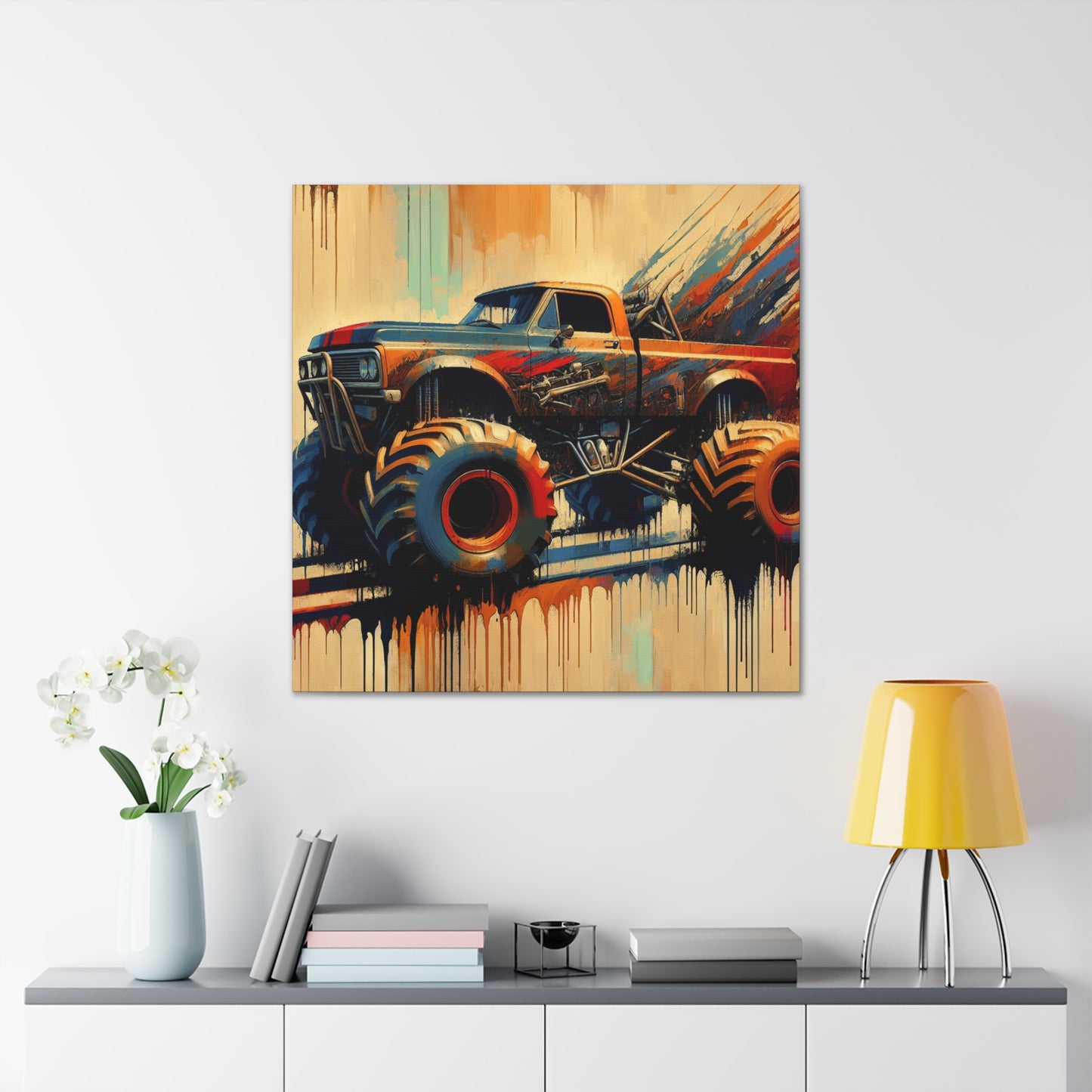 "Glorious Tire Triumph" - Canvas