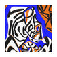 Tiger Roaring Triumphantly - Canvas