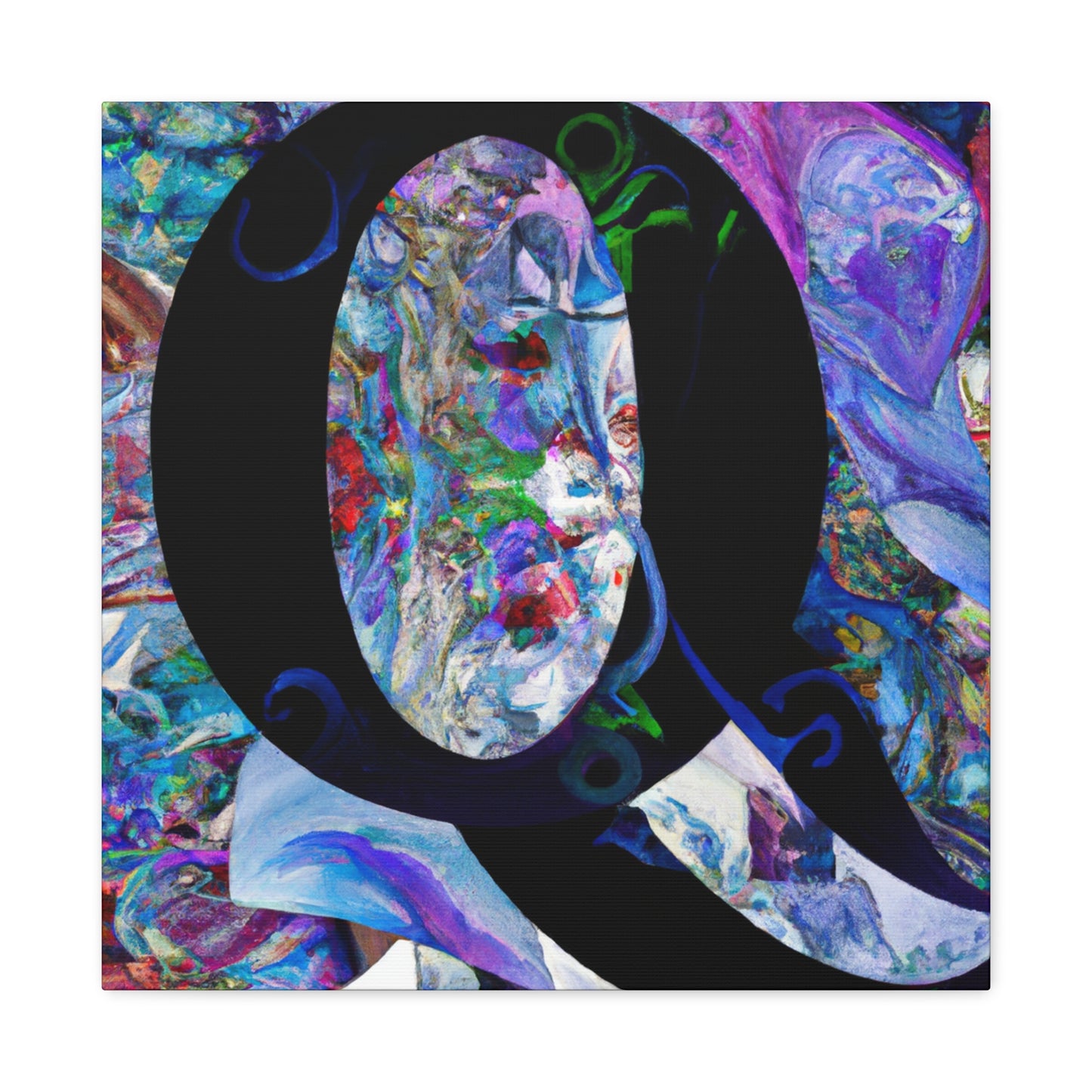 "Q's Wild Abstractions" - Canvas