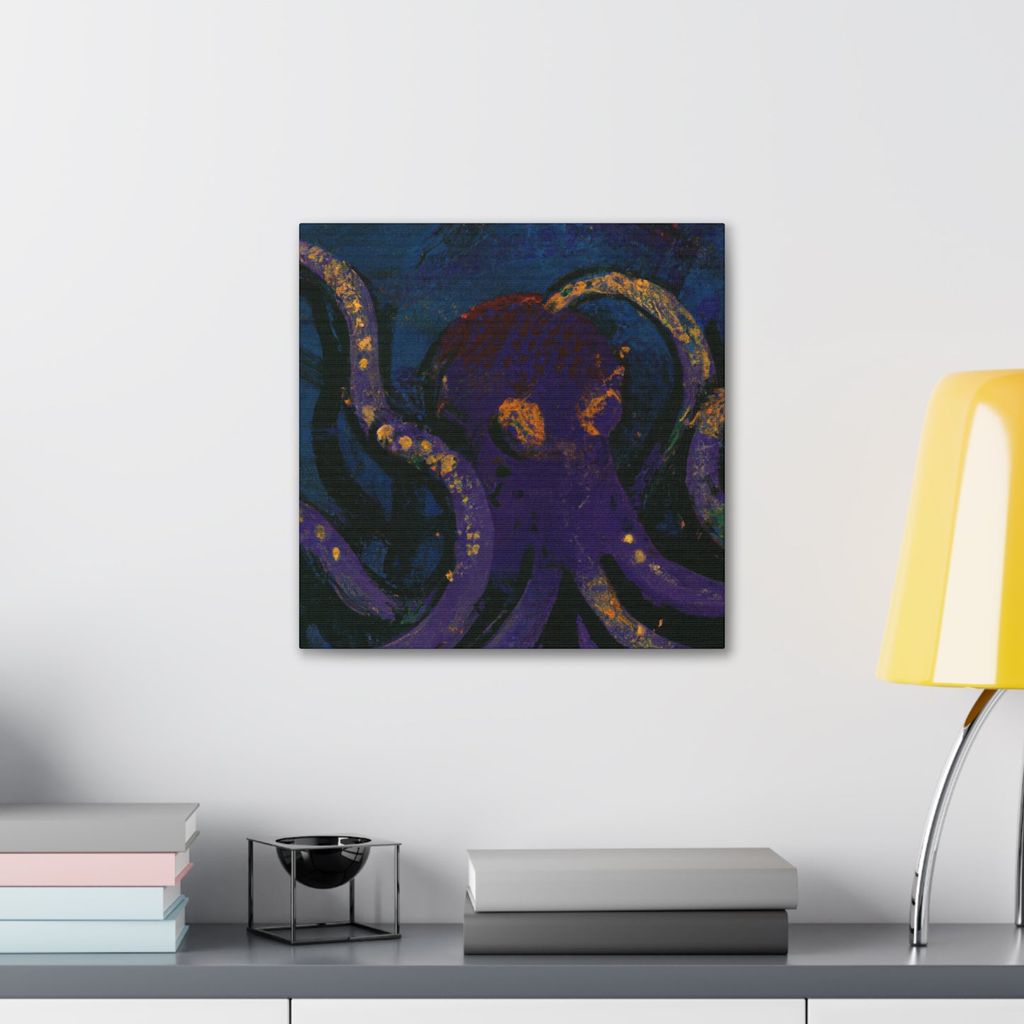 "Octopus Amongst Ruins" - Canvas