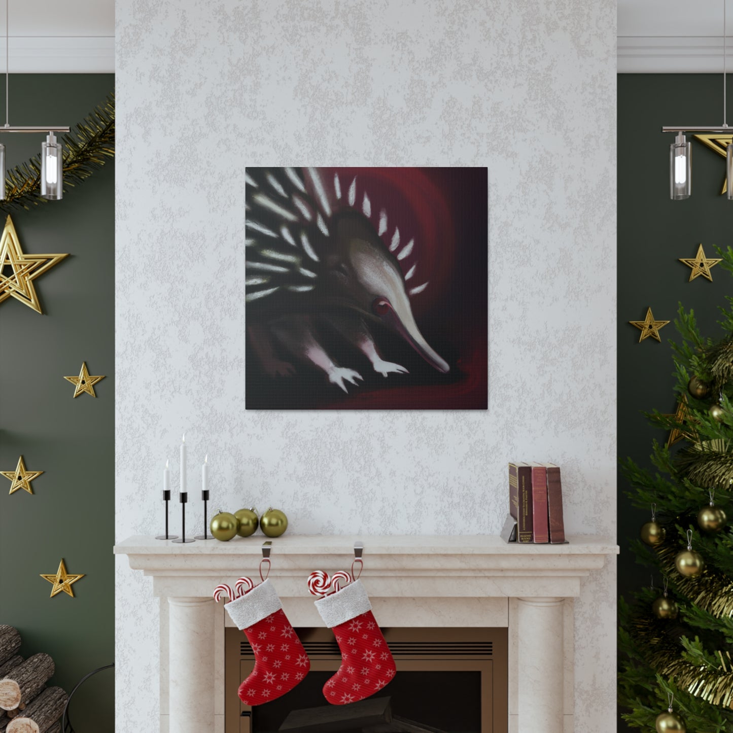 Echidna in Dreamscape - Canvas