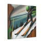 Skiing the White slopes - Canvas