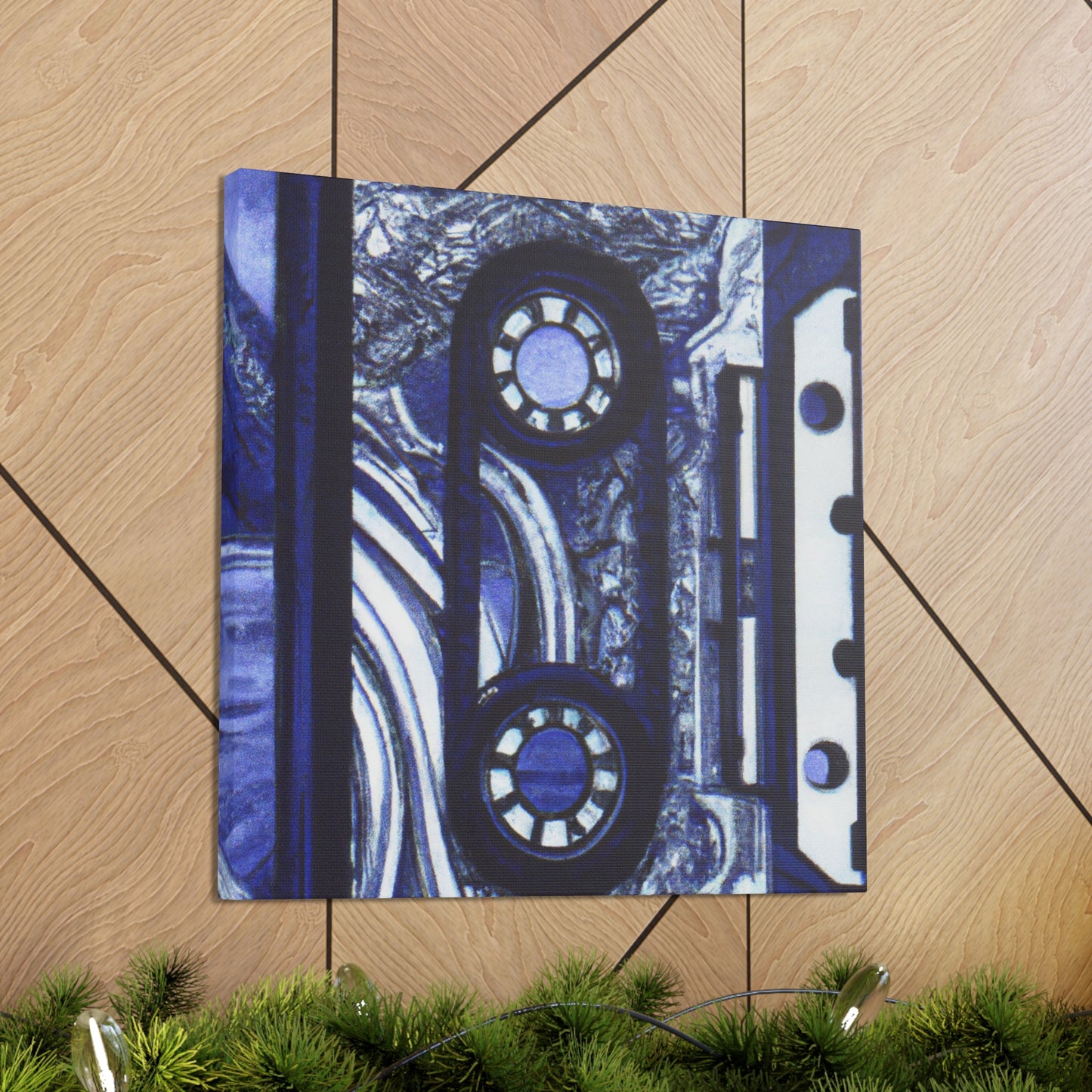 "Cassette Tape Symphony' - Canvas