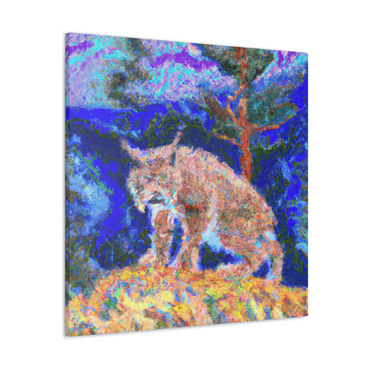 Bobcat at Sunrise - Canvas