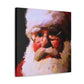 Santa's Holiday Sparkle - Canvas