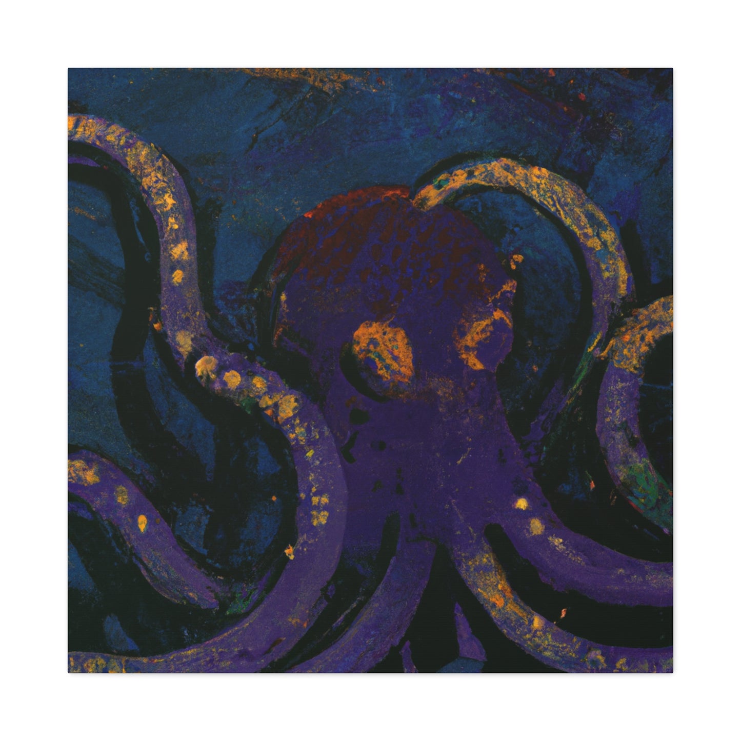 "Octopus Amongst Ruins" - Canvas