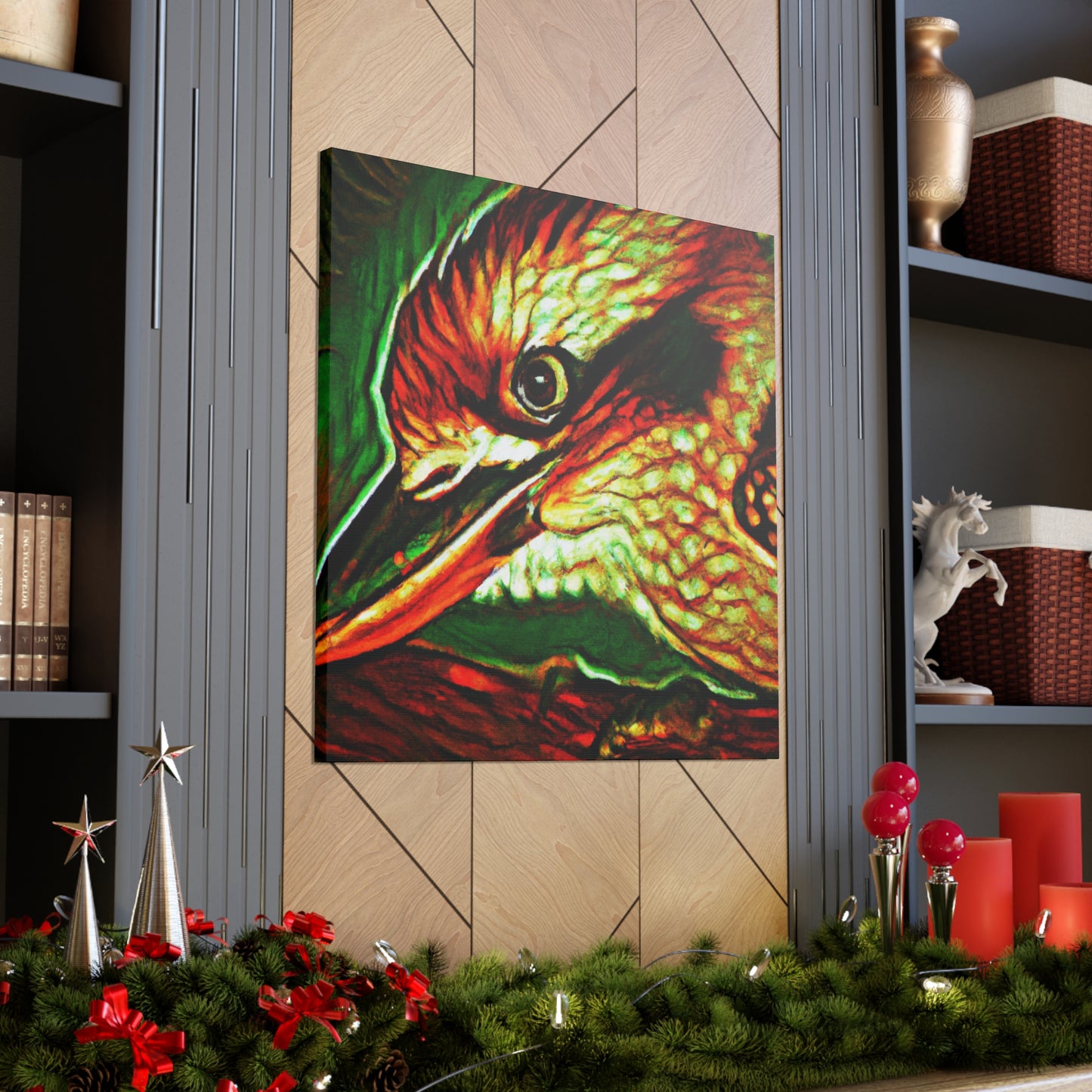 Kookaburra in Flight - Canvas