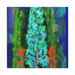 Cypress Tree Reflection - Canvas