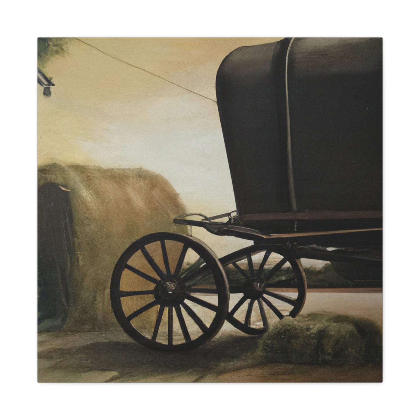 Hay Wagon Fantasia. - Canvas