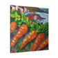 Carrots in Impressionism - Canvas