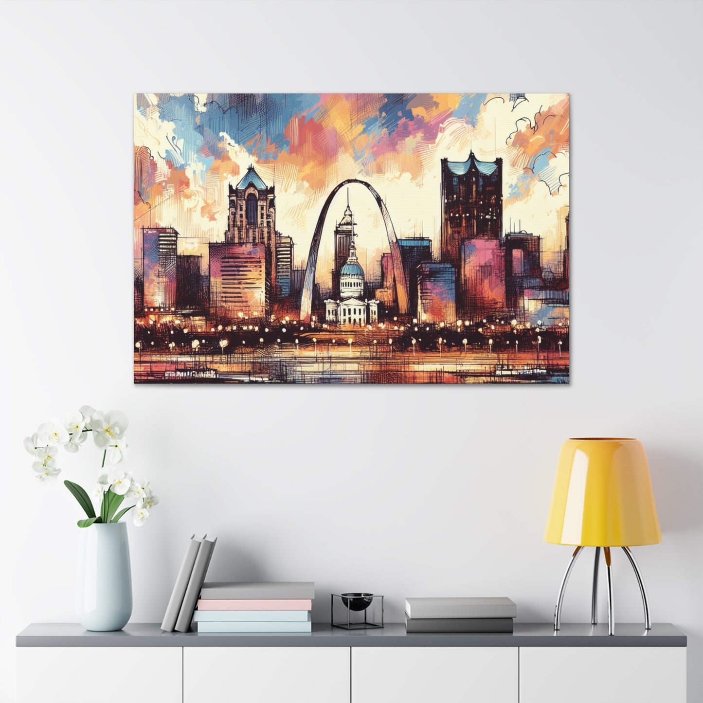 "Urban Symphony Unleashed" - Canvas