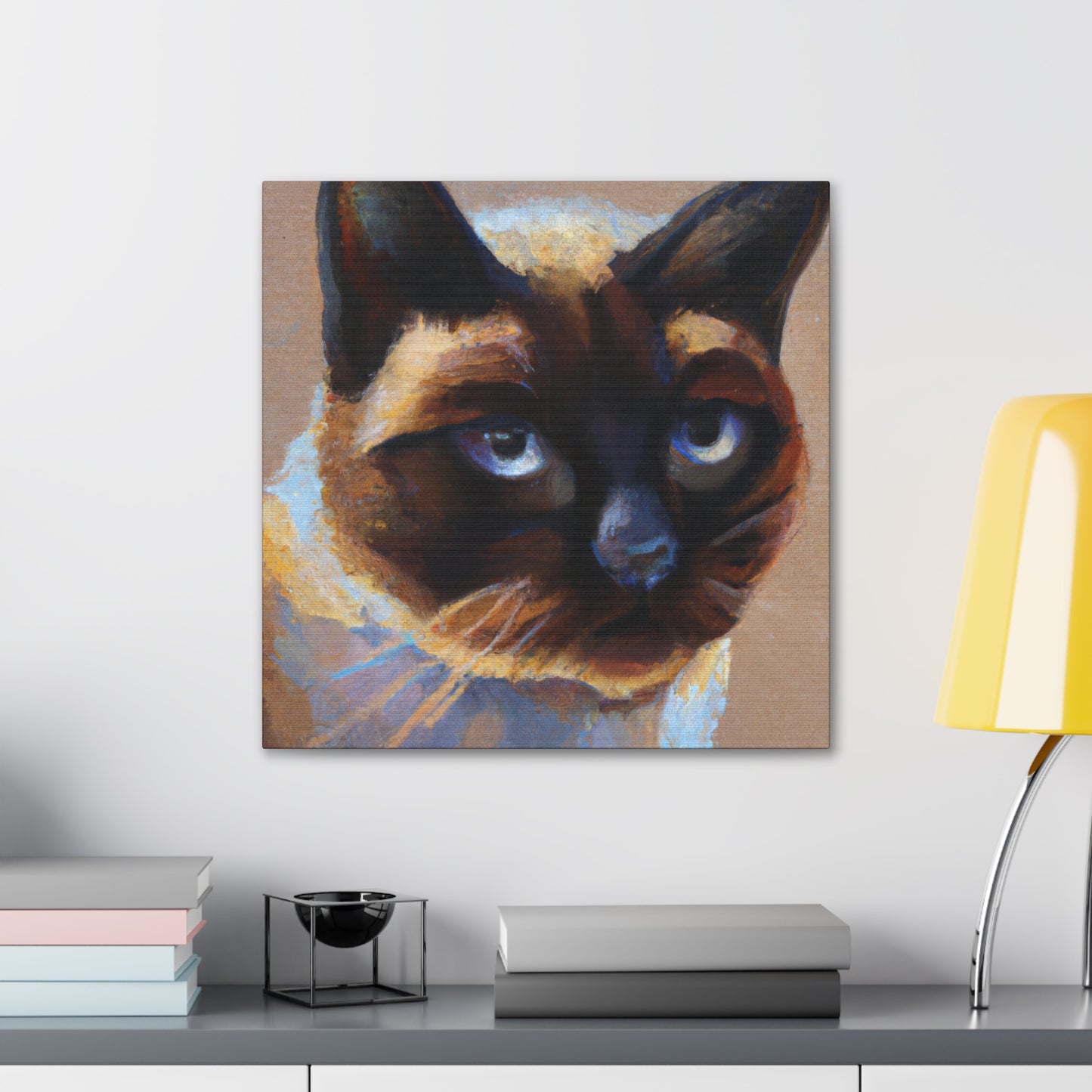 Siamese in Hyperrealism - Canvas