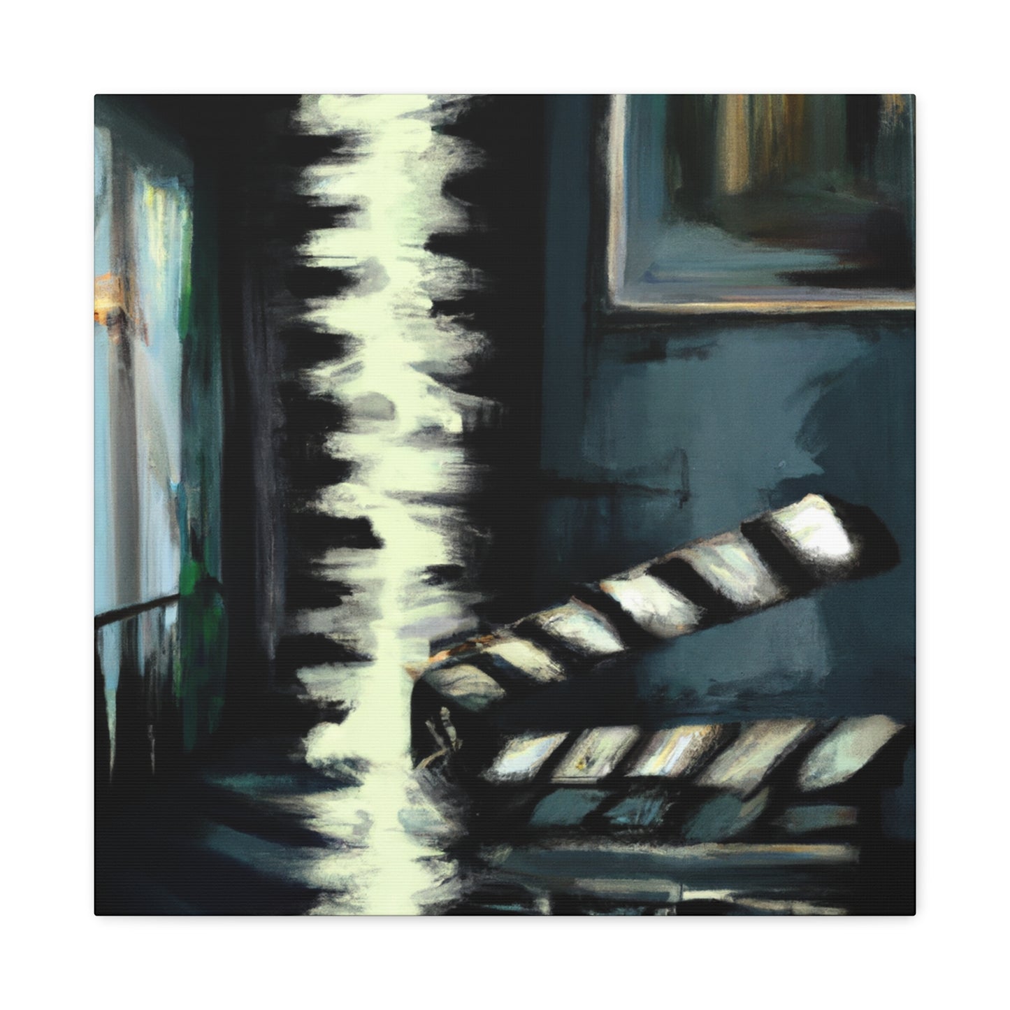 "Movie Clapboard Dreamscape" - Canvas