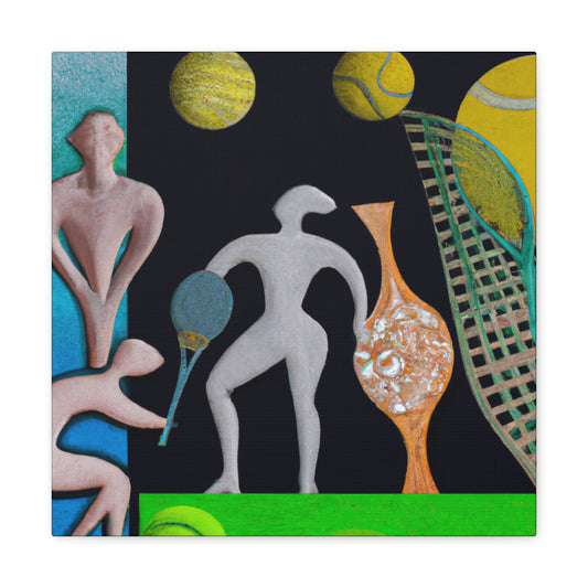 "Tennis in the Twilight" - Canvas