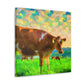 Jersey Cow Majesty Quality - Canvas