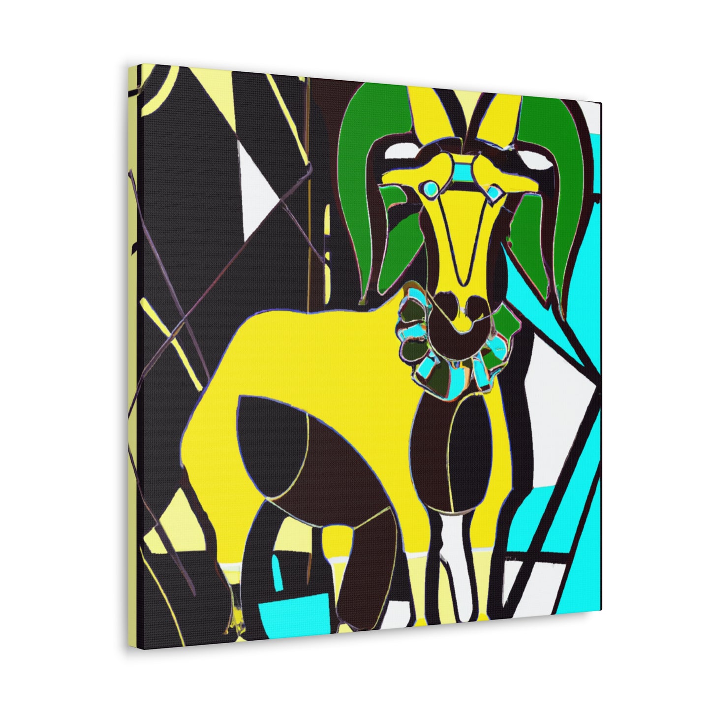 "Sheep in Art Nouveau" - Canvas