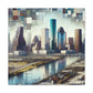 "Urban Dreamscapes: Houston Horizon" - Canvas