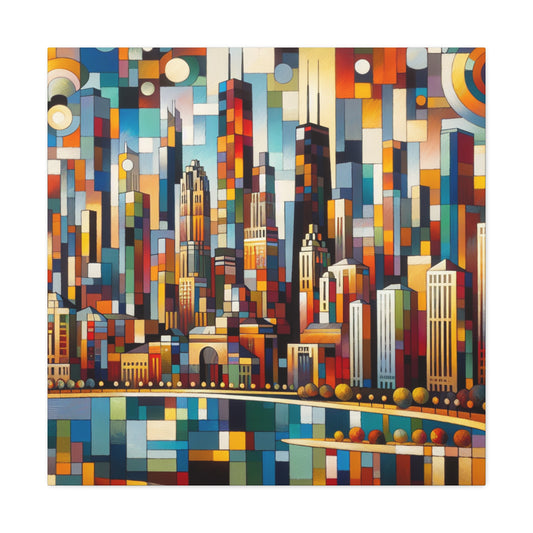 "Spectacle of Urban Colors" - Canvas