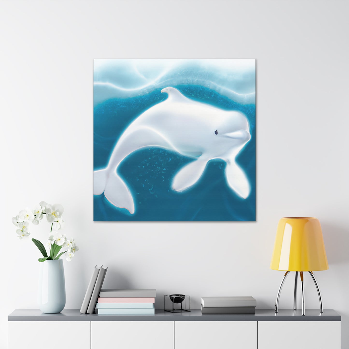 Beluga's Art Deco Dream - Canvas