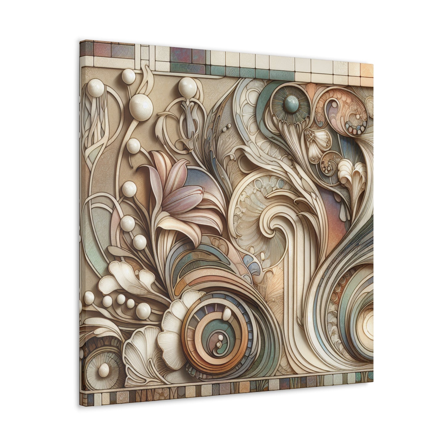 Whispers of Flowing Elegance - Canvas