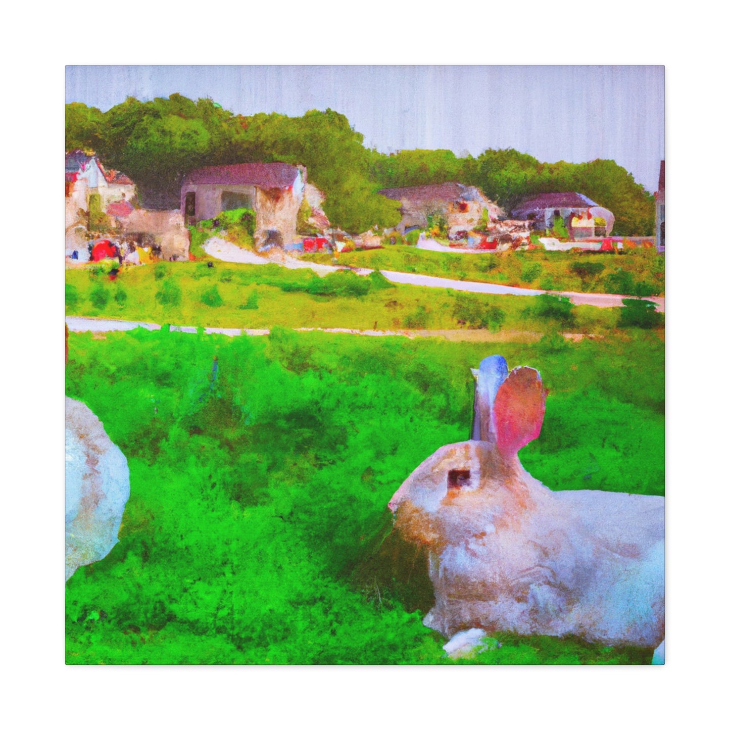 Rabbit in a Wilderness - Canvas