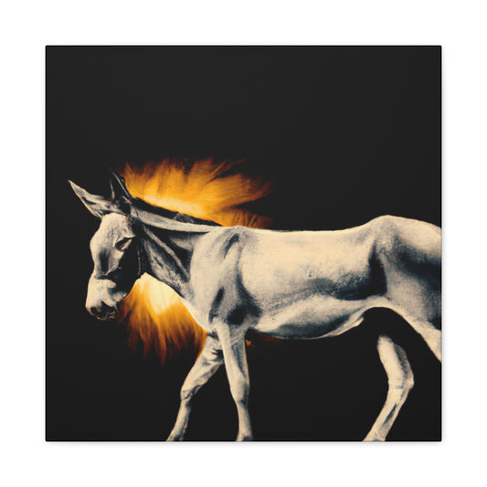 Mule on the Move - Canvas