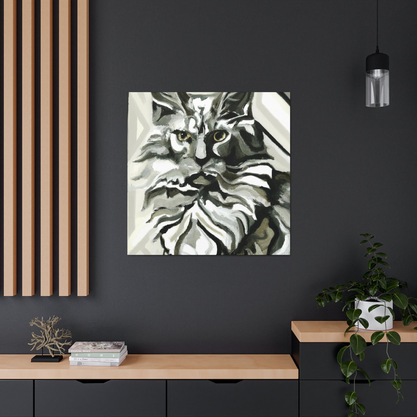 Maine Coon Splendor - Canvas