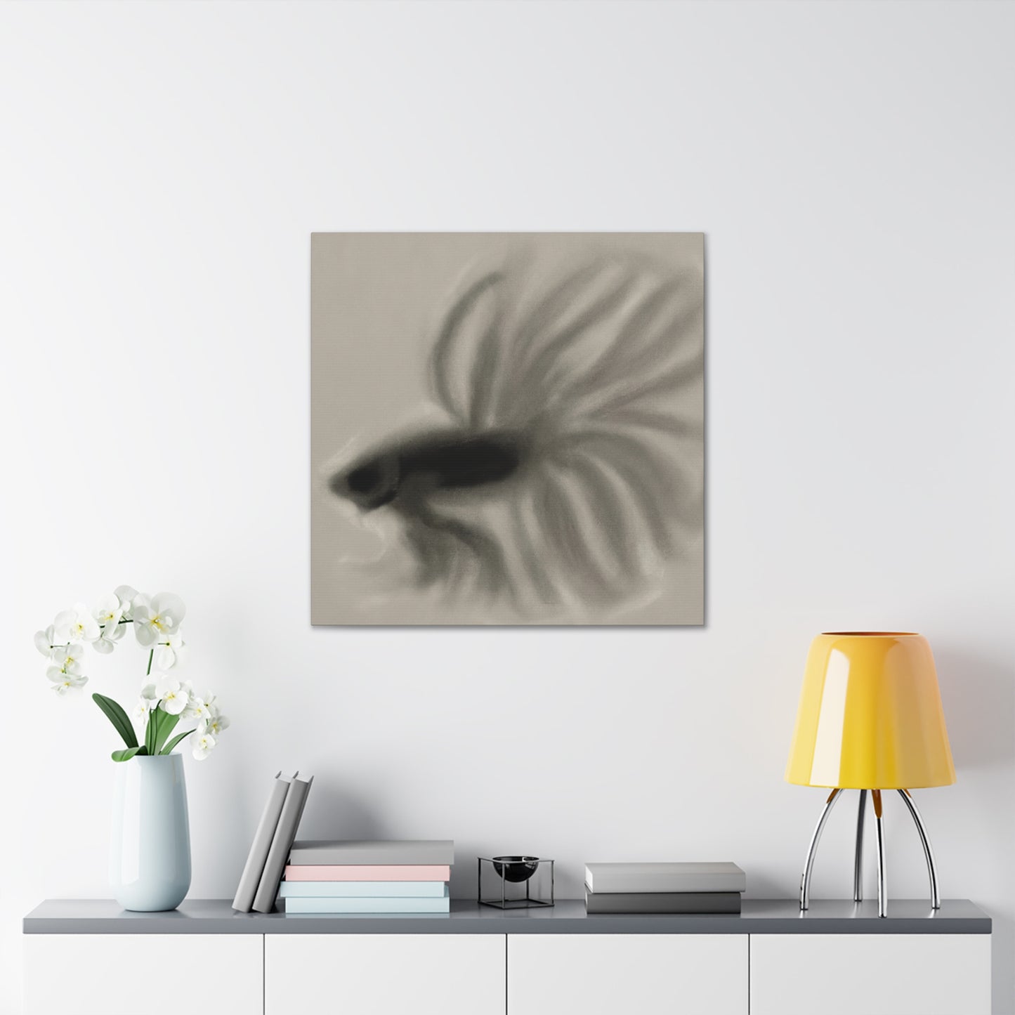 "Betta Among Expressionists" - Canvas