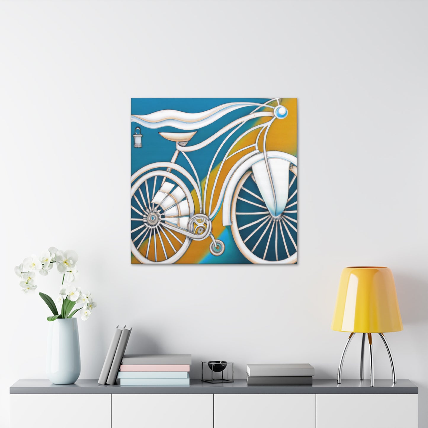 "Wheels of Blue Sky" - Canvas