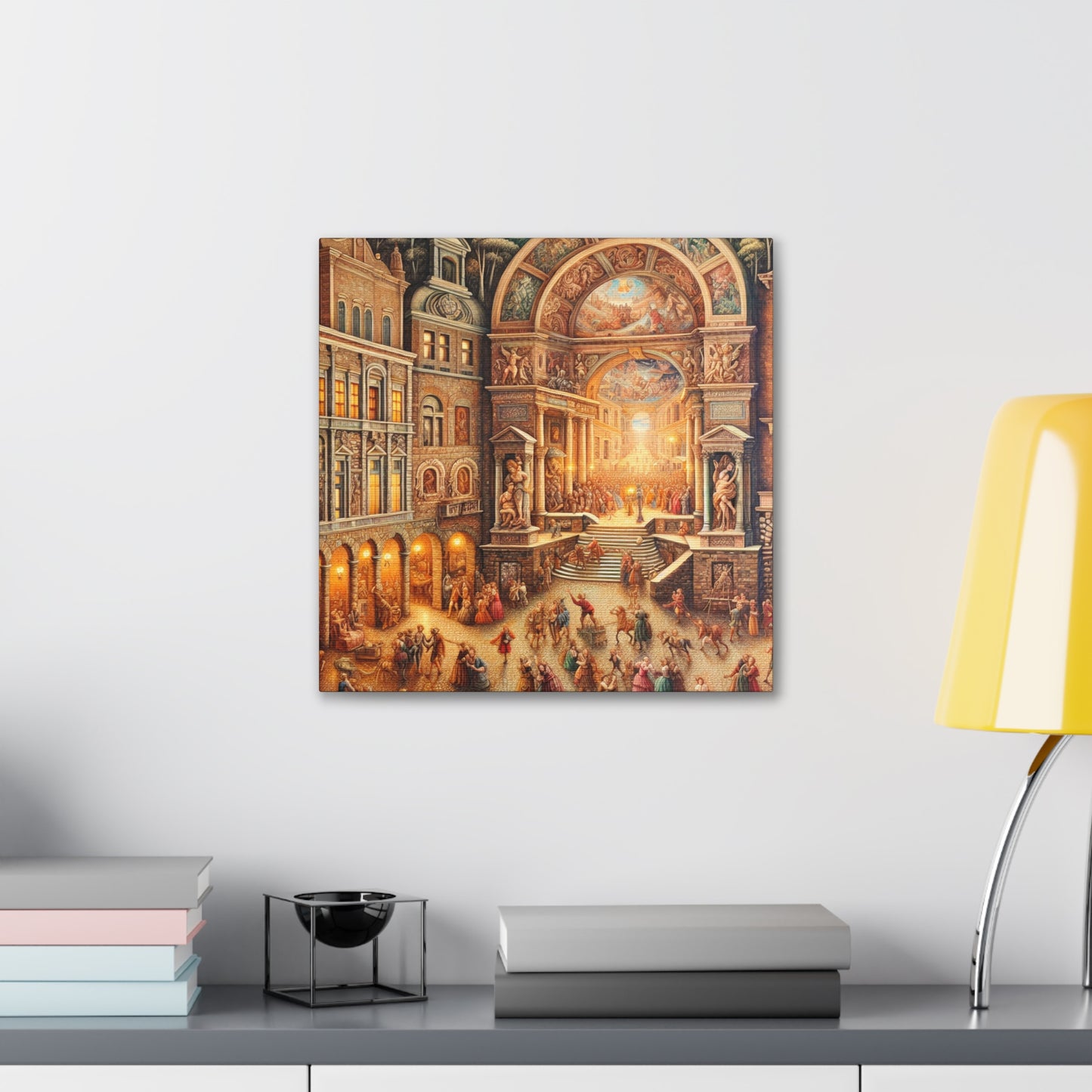 "Theatric Renaissance Enclaves" - Canvas