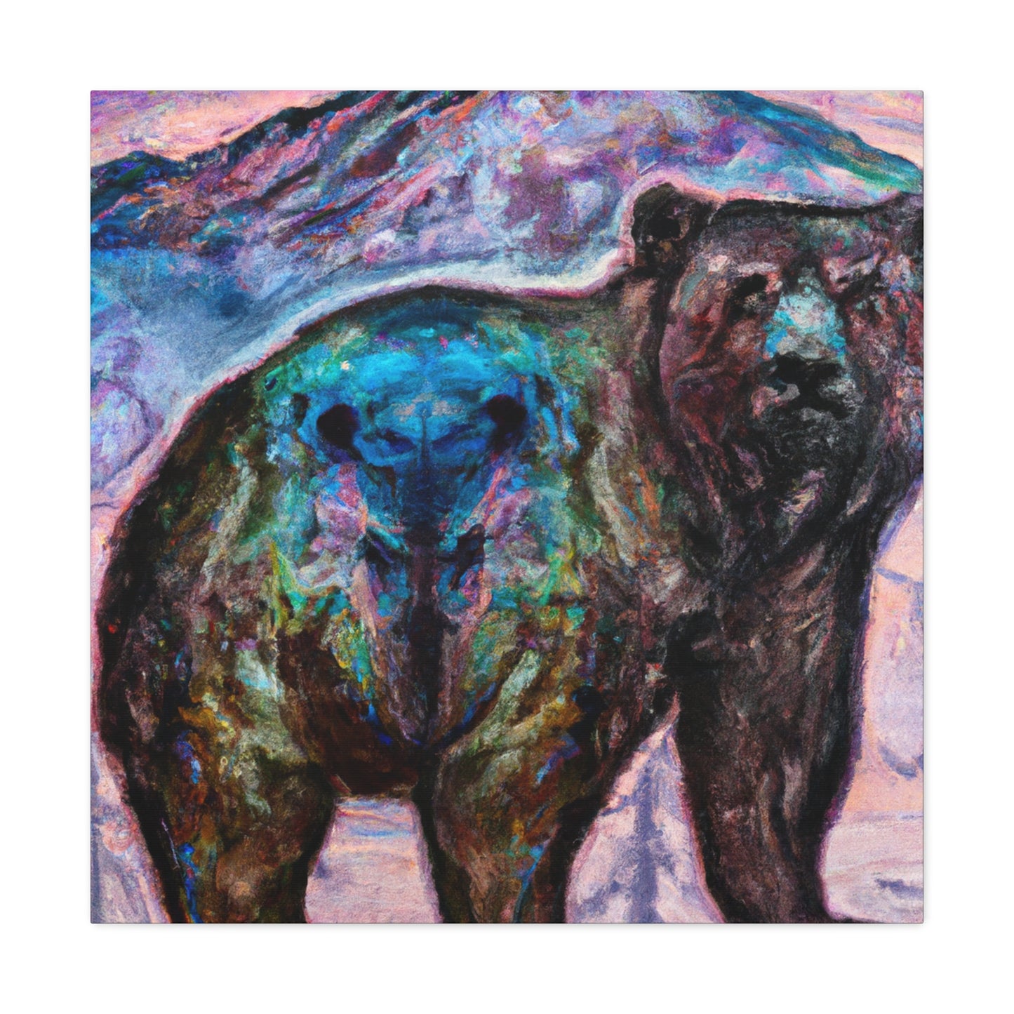 Grizzly Bear Grandeur - Canvas