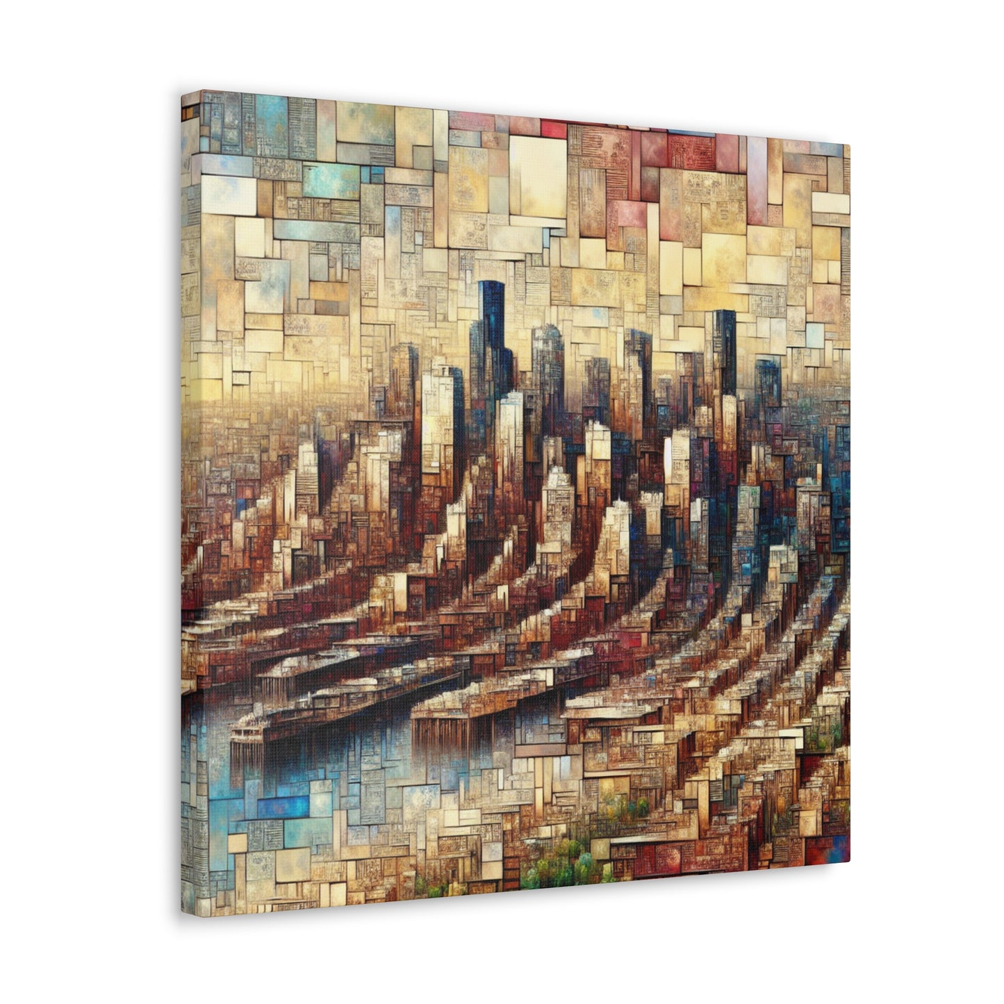 Emerald City Bluescape - Canvas