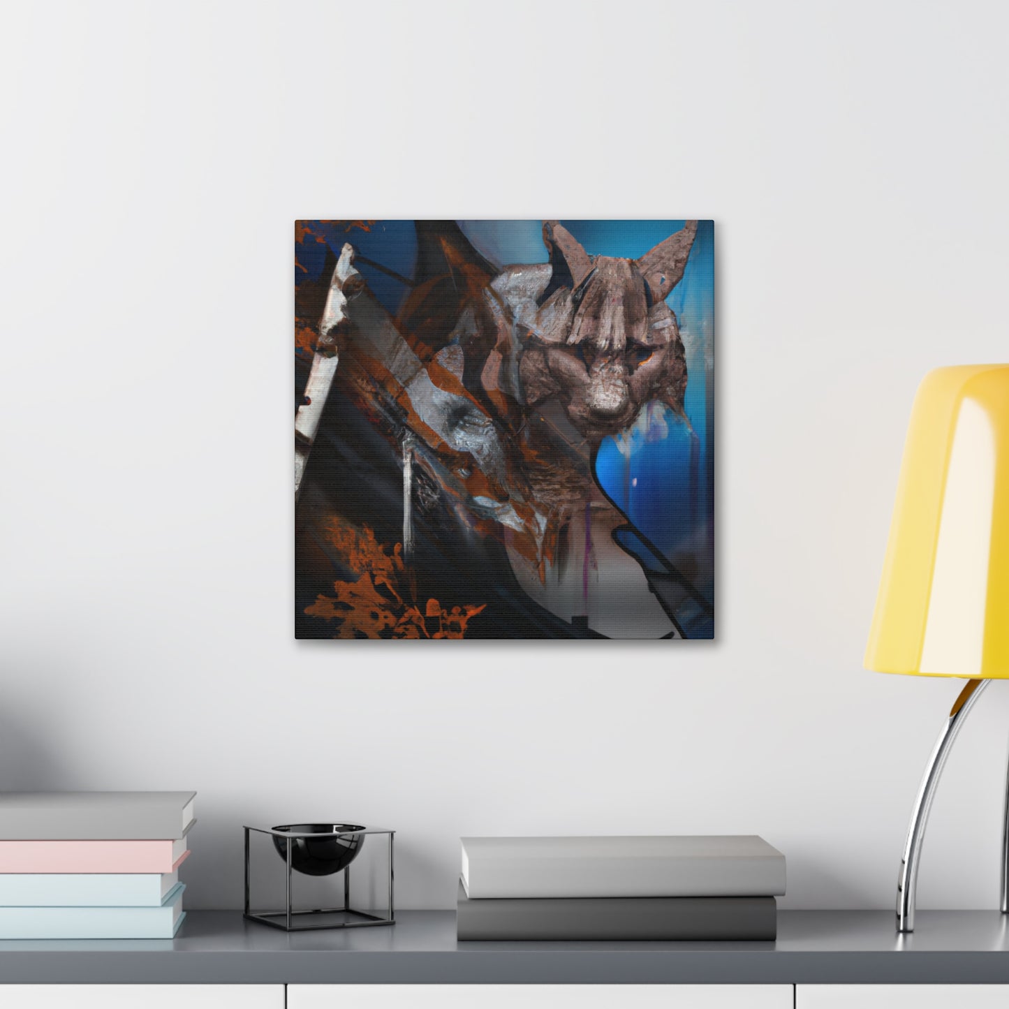 Bobcat in Sunset Glow - Canvas