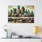 "Harbor Hues of Boston" - Canvas