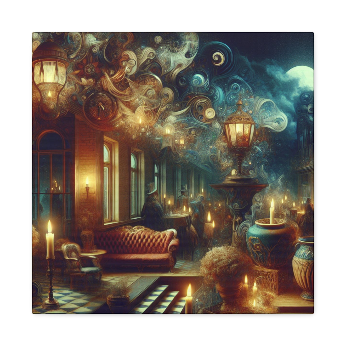 Whimsical Midnight Soiree - Canvas