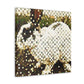 Rabbit's Pointillist Dream - Canvas