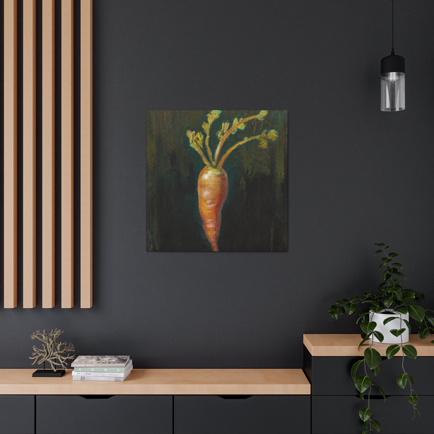 Carrots in Moonlight Glow - Canvas