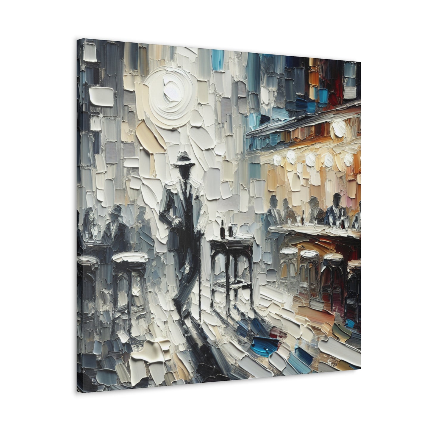 "Hidden Revelry: Prohibition's Echo" - Canvas