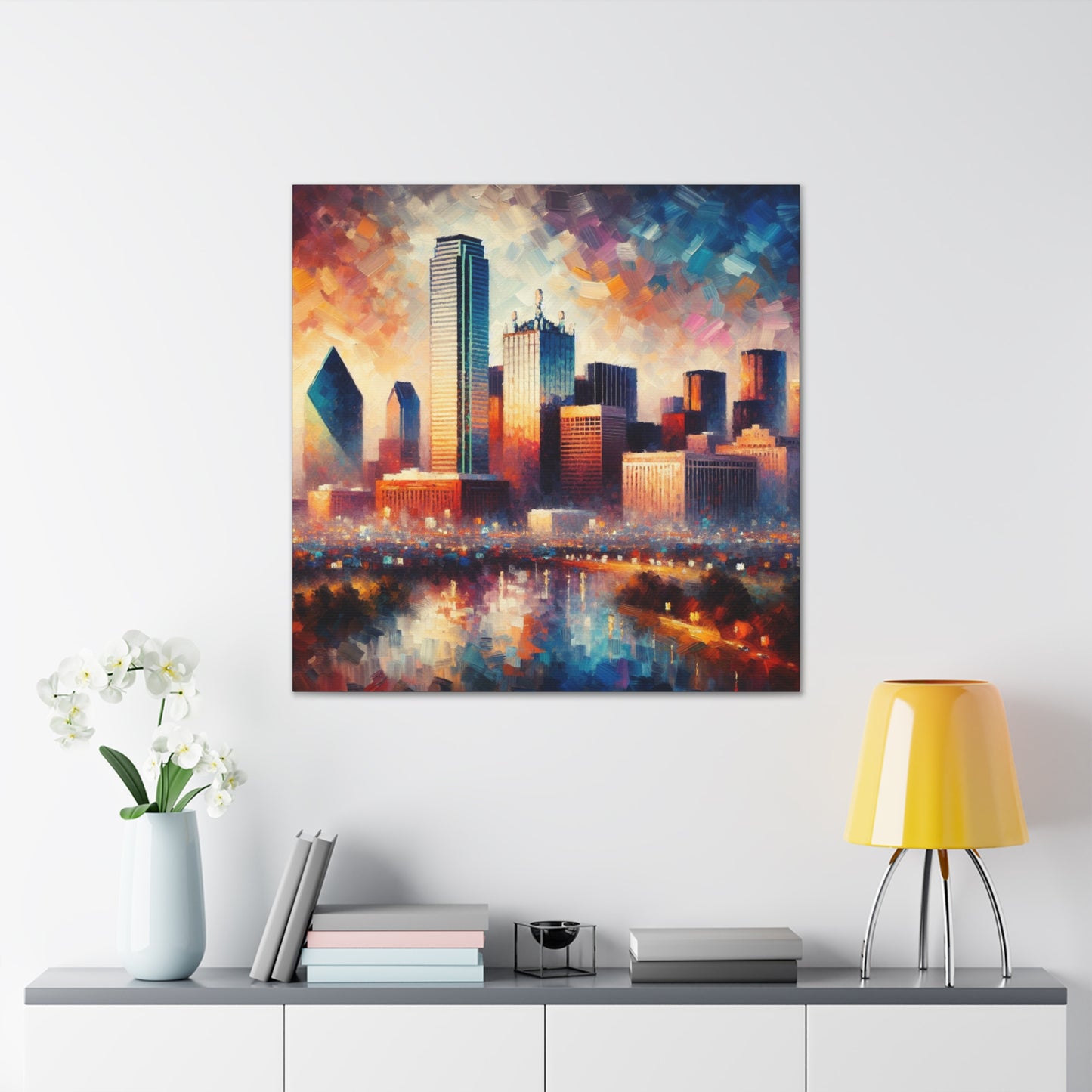 "Dallas Dreamscapes Delight" - Canvas